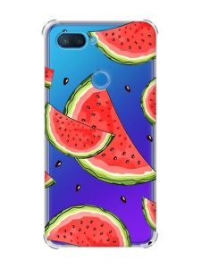 Чохол із потовщеними кутами на Xiaomi Mi 8 Lite :: Скибки кавуна (принт 342)