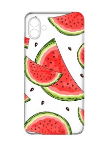 Прозорий чохол на Samsung Galaxy A04e/A042 :: Скибки кавуна (принт 342)