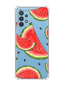 Чохол з потовщеними кутами на Samsung Galaxy A32 :: Скибки кавуна (принт 342)