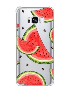 Чохол з потовщеними кутами на Samsung Galaxy S8 :: Скибки кавуна (принт 342)