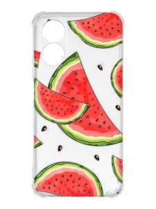 Чохол із потовщеними кутами на Oppo A17 :: Скибки кавуна (принт 342)