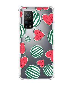 Чохол з потовщеними кутами для Xiaomi Mi 10T/Mi 10T Pro :: Кавуни сердечка (принт 343)