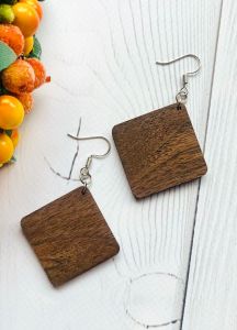 Сережки з дерева (американський горіх :: модель 3)