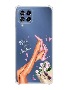 Чохол з потовщеними кутами на Samsung Galaxy M53 (M536) 5G :: Ніжки (принт 62)