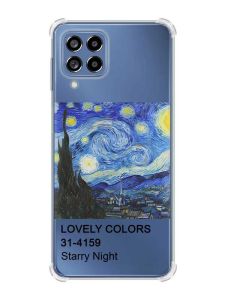 Чохол з потовщеними кутами на Samsung Galaxy M53 (M536) 5G :: Зоряна ніч (принт 74)