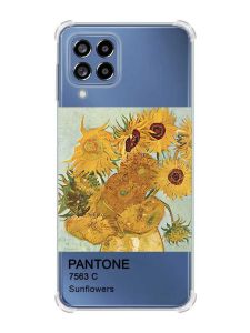 Чохол з потовщеними кутами на Samsung Galaxy M53 (M536) 5G :: Соняхи (принт 81)