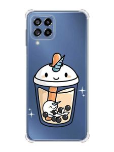 Чохол з потовщеними кутами на Samsung Galaxy M53 (M536) 5G :: Коктейль Єдиноріг (принт 96)