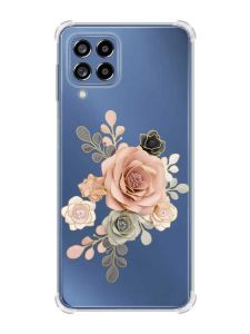 Чохол з потовщеними кутами на Samsung Galaxy M53 (M536) 5G :: Троянди (принт 275)