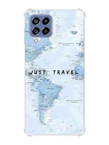 Чохол з потовщеними кутами на Samsung Galaxy M53 (M536) 5G :: Подорожі. Карта (принт 323)