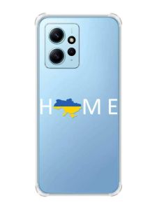 Чохол з потовщеними кутами на Xiaomi Redmi Note 12 4G :: Дім Україна (патріотичний принт 73)