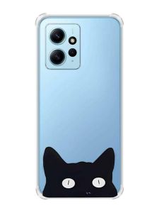 Чохол з потовщеними кутами на Xiaomi Redmi Note 12 4G :: Котик (принт 119)