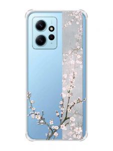 Чохол з потовщеними кутами на Xiaomi Redmi Note 12 4G :: Квітуча сакура (принт 285)