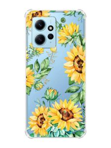 Чохол з потовщеними кутами на Xiaomi Redmi Note 12 4G :: Соняхи (принт 288)