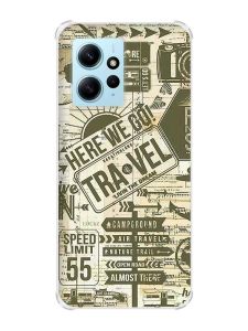 Чохол з потовщеними кутами на Xiaomi Redmi Note 12 4G :: Мандри (принт 324)