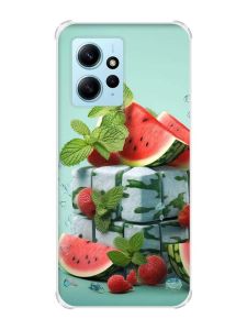 Чохол з потовщеними кутами на Xiaomi Redmi Note 12 4G :: Кавунова свіжість (принт 338)