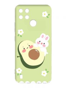 Чохол на Realme C21Y :: Авокадо і зайченя (принт 311)