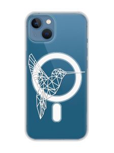 Магнітний чохол на iPhone 13 (6.1) із підтримкою MagSafe :: Колібрі (принт 123)