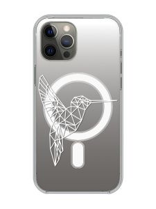 Магнітний чохол на iPhone 12 Pro Max із підтримкою MagSafe :: Колібрі (принт 123)