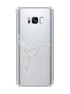 Чохол з потовщеними кутами на Samsung Galaxy S8 :: Колібрі (принт 123)