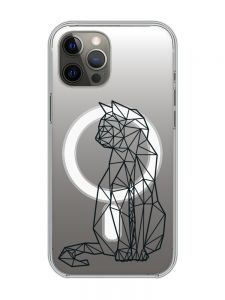 Магнітний чохол на iPhone 12 Pro Max із підтримкою MagSafe :: Котик (принт 124)