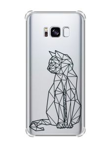 Чохол з потовщеними кутами на Samsung Galaxy S8 :: Котик (принт 124)