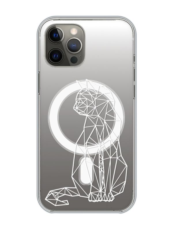 Магнітний чохол на iPhone 12 Pro Max із підтримкою MagSafe :: Котик (принт 125)