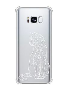 Чохол з потовщеними кутами на Samsung Galaxy S8 :: Котик (принт 125)