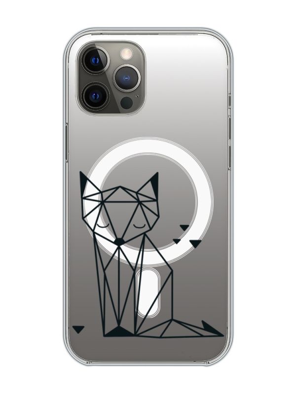 Магнітний чохол на iPhone 12 Pro Max із підтримкою MagSafe :: Лисиця (принт 126)