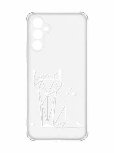 Чохол з потовщеними кутами на Samsung Galaxy A34 5G :: Лисиця (принт 127)