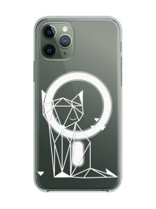 Магнітний чохол на iPhone 12/12 Pro із підтримкою MagSafe :: Лисиця (принт 127)