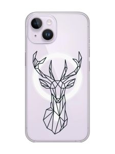 Магнітний чохол на iPhone 14 із підтримкою MagSafe :: Олень (принт 128)
