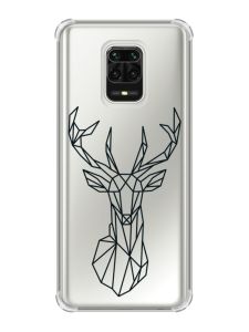 Чохол з потовщеними кутами на Xiaomi Redmi Note 9 Pro/ 9S/ 9 Pro Max :: Олень (принт 128)