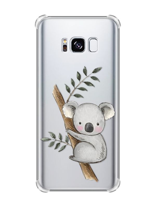 Чохол з потовщеними кутами на Samsung Galaxy S8 :: Коала (принт 132)