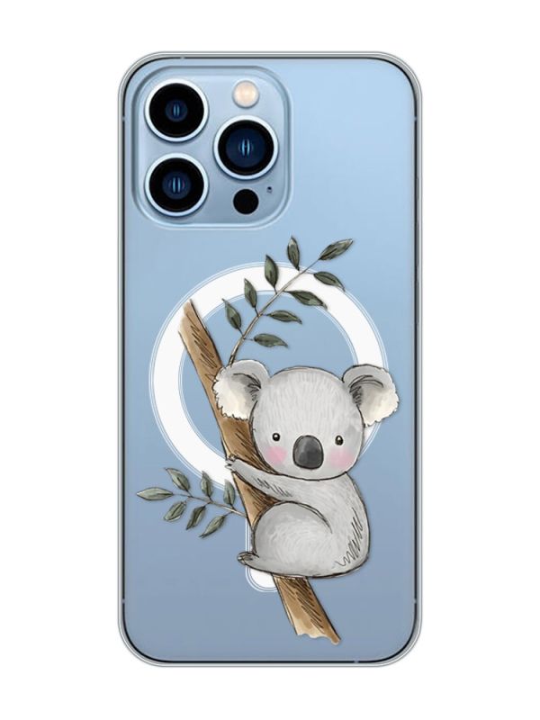 Магнітний чохол на iPhone 13 Pro Max із підтримкою MagSafe :: Коала (принт 132)