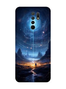 Чохол з рожевими боками на Xiaomi Redmi 9 :: Космос (принт 244)