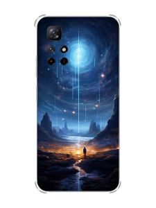 Чохол з потовщеними кутами на Xiaomi Redmi Note 11 4G :: Космос (принт 244)