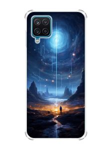 Чохол з потовщеними кутами на Samsung A12 4G :: Космос (принт 244)