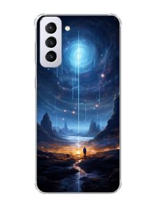 Чохол з потовщеними кутами на Samsung Galaxy S21 Plus :: Космос (принт 244)