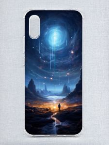 Чохол з потовщеними кутами на Xiaomi Redmi 9A :: Космос (принт 244)