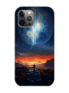 Магнітний чохол на iPhone 12 Pro Max із підтримкою MagSafe :: Космос (принт 247)