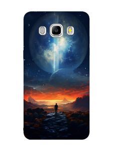 Чохол з чорними боками на Samsung Galaxy J5(2016) J510 :: Космос (принт 247)