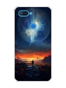 Чохол із потовщеними кутами на Xiaomi Mi 8 Lite :: Космос (принт 247)