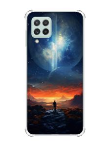 Чохол із потовщеними кутами на Samsung Galaxy A22 5G / A22s 5G :: Космос (принт 247)