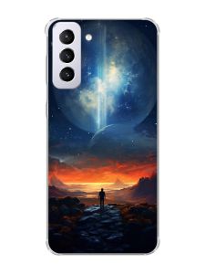 Чохол з потовщеними кутами на Samsung Galaxy S21 Plus :: Космос (принт 247)