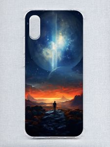 Чохол з потовщеними кутами на Xiaomi Redmi 9A :: Космос (принт 247)