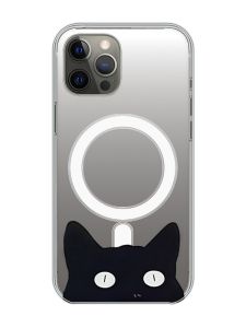 Магнітний чохол на iPhone 12 Pro Max із підтримкою MagSafe :: Котик (принт 119)