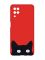 Матовий червоний чохол на Samsung Galaxy A12 :: Котик (принт 119)