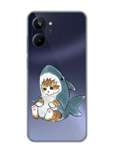 Прозорий чохол на Realme 10 4G :: Кошеня (принт 120)