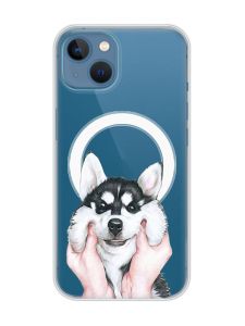 Магнітний чохол на iPhone 13 (6.1) із підтримкою MagSafe :: Мордочка (принт 121)