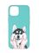 Матовий бірюзовий чохол на Apple iPhone 12 Pro Max :: Мордочка (принт 121)